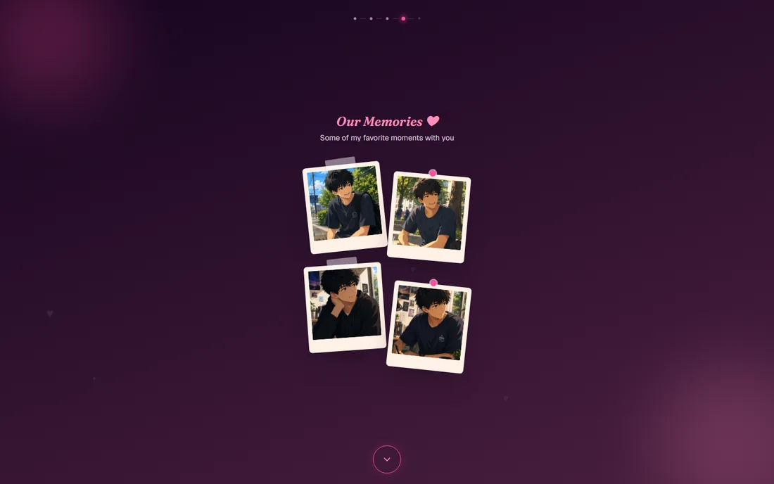 Birthday memories photo collage